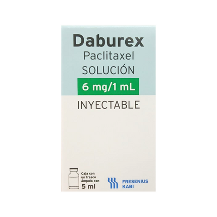 Daburex (Paclitaxel) 6 mg/ 1 mL Solución Inyectable 5 mL