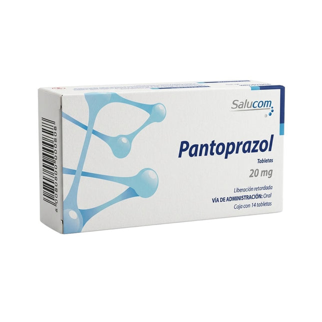 Pantoprazol 20 mg Caja con 14 Tabletas