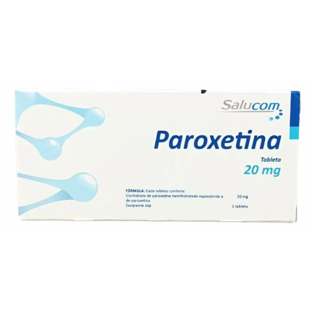 Paroxetina 20 mg Caja con 10 Tabletas – Farmacia Sanorim