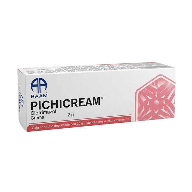 Pichicream (Clotrimazol) 2 g Crema 20 g con 3 Aplicadores