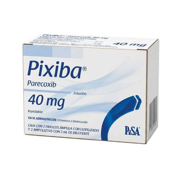 Pixiba (Parecoxib) 40mg Caja con 2 Frascos Inyectables