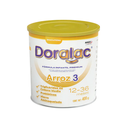 Doralac 13- 36 Meses Arroz 3  Formula Infantil Premium 400 g
