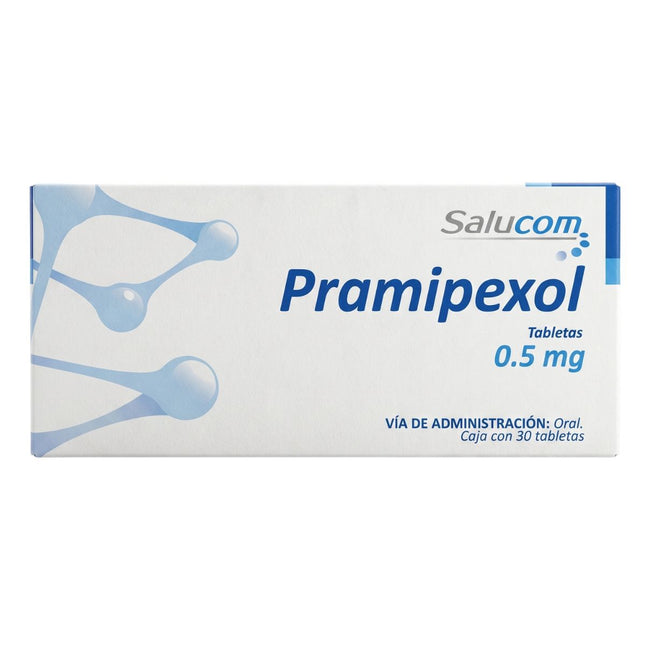 Pramipexol 0.5 mg Caja con 30 Tabletas