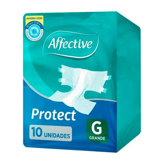 Pañales Desechables Affective Active Grande con 10 Piezas