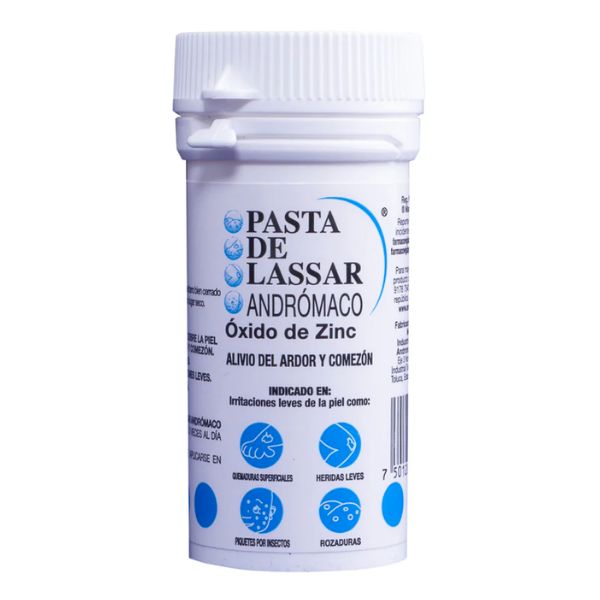 Pasta Lassar (Oxido de Zinc) Andromaco Tarro 60 gr – Farmacia Sanorim