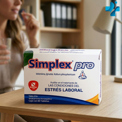 Simplex Pro (Auxliar para el Estrés) Caja con 60 Tabletas| Nartex