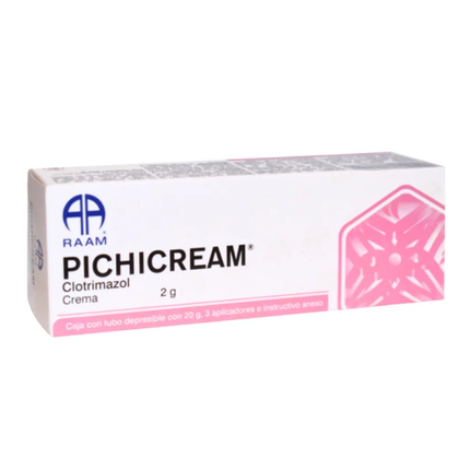 Pichicream Clotrimazol 2 g Crema 20 g con 3 Aplicadores