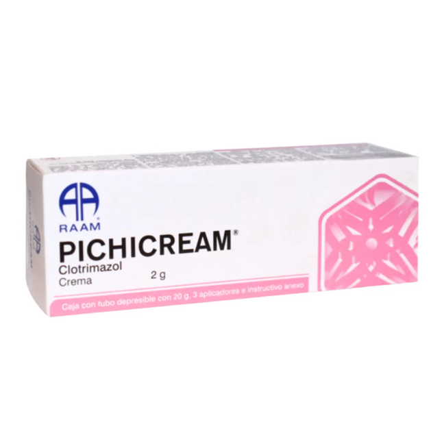Pichicream Clotrimazol 2 g Crema 20 g con 3 Aplicadores