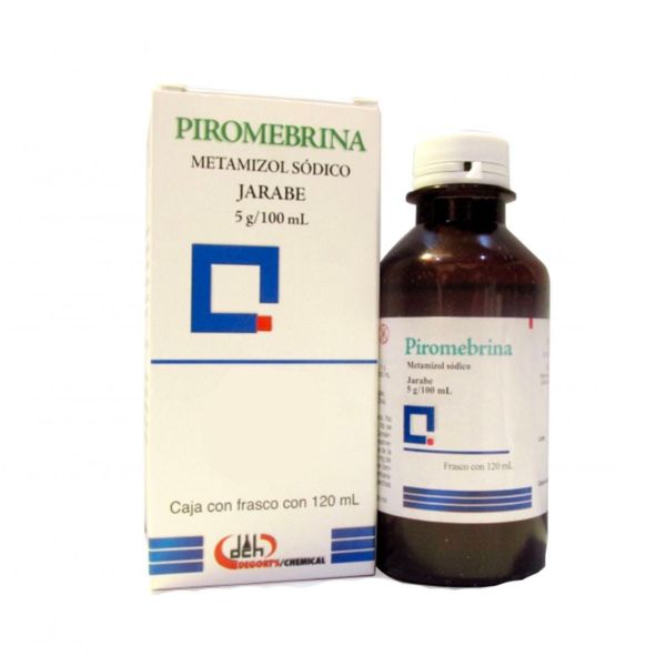 Piromebrina (Metamizol Sodico) 250 mg/5ml ml Jarabe 120 ml