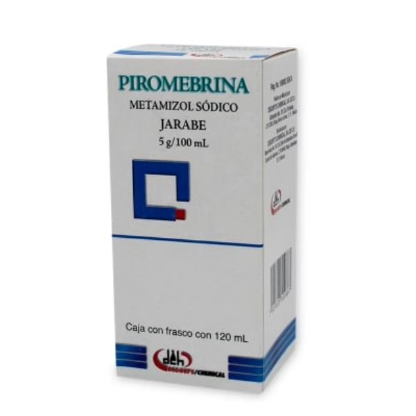 Piromebrina (Metamizol Sodico) 250 mg/5ml ml Jarabe 120 ml