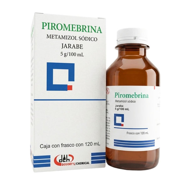 Piromebrina (Metamizol Sodico) 250 mg/5ml ml Jarabe 120 mL
