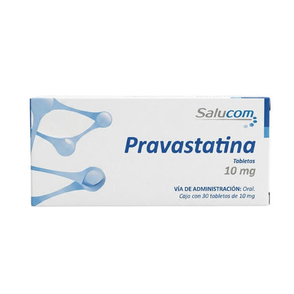 Pravastatina 10 mg Caja Con 30 Tabletas