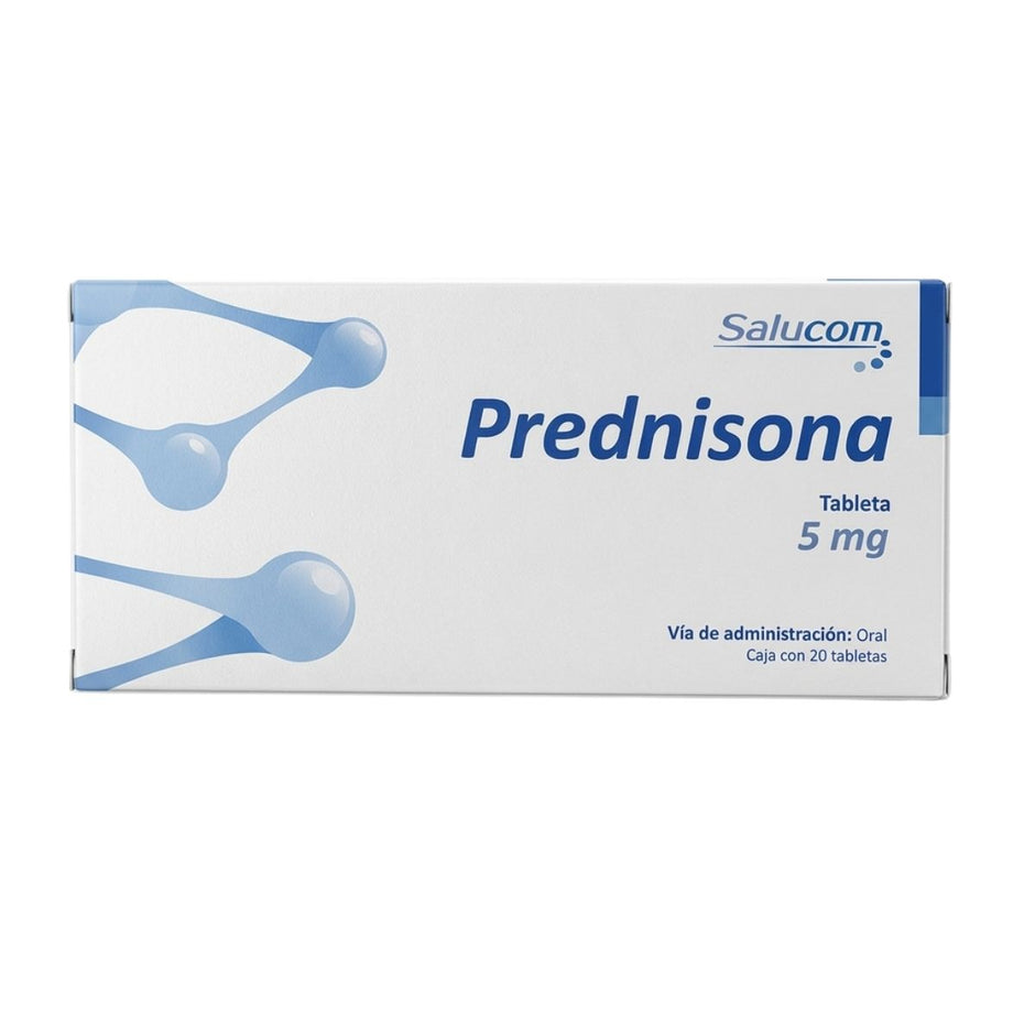 Prednisona 5 mg Caja con 20 Tabletas – Farmacia Sanorim