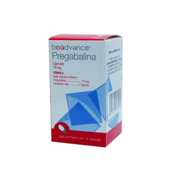 Beadvance (Pregabalina) 75 mg Caja con 14 Capsulas