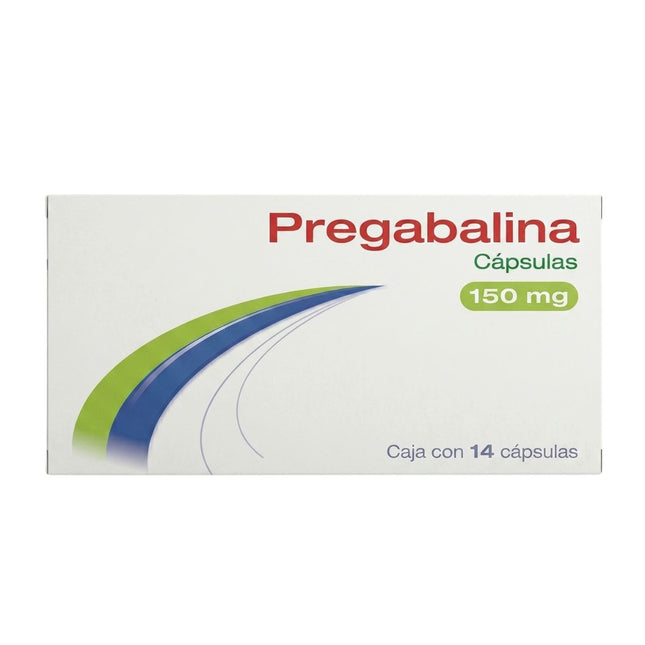 Pregabalina 150 mg Caja con 14 Cápsulas