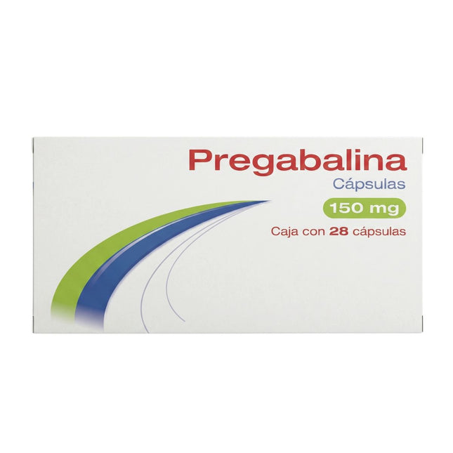 Pregabalina 150 mg Caja con 28 Cápsulas