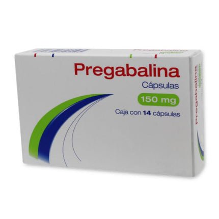 Pregabalina 150 mg Caja con 14 Cápsulas