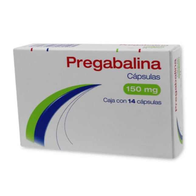 Pregabalina 150 mg Caja con 14 Cápsulas