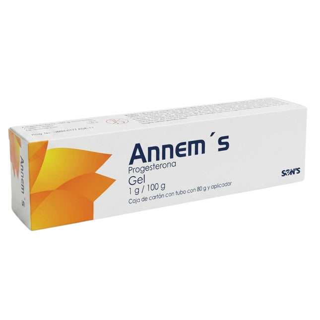 Annem´s (Progesterona) 1 G/100 G Gel Tubo con 80 Gramos