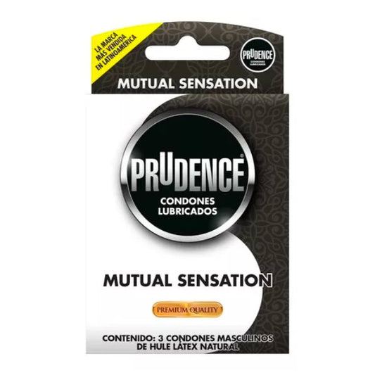 Prudence Mutual Sensation Caja con 3 Preservativos Masculinos