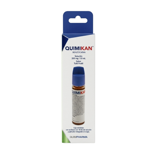 Quimikan (Benzocaína) 200 mg/ mL Solución con Aplicador 10 mL ...