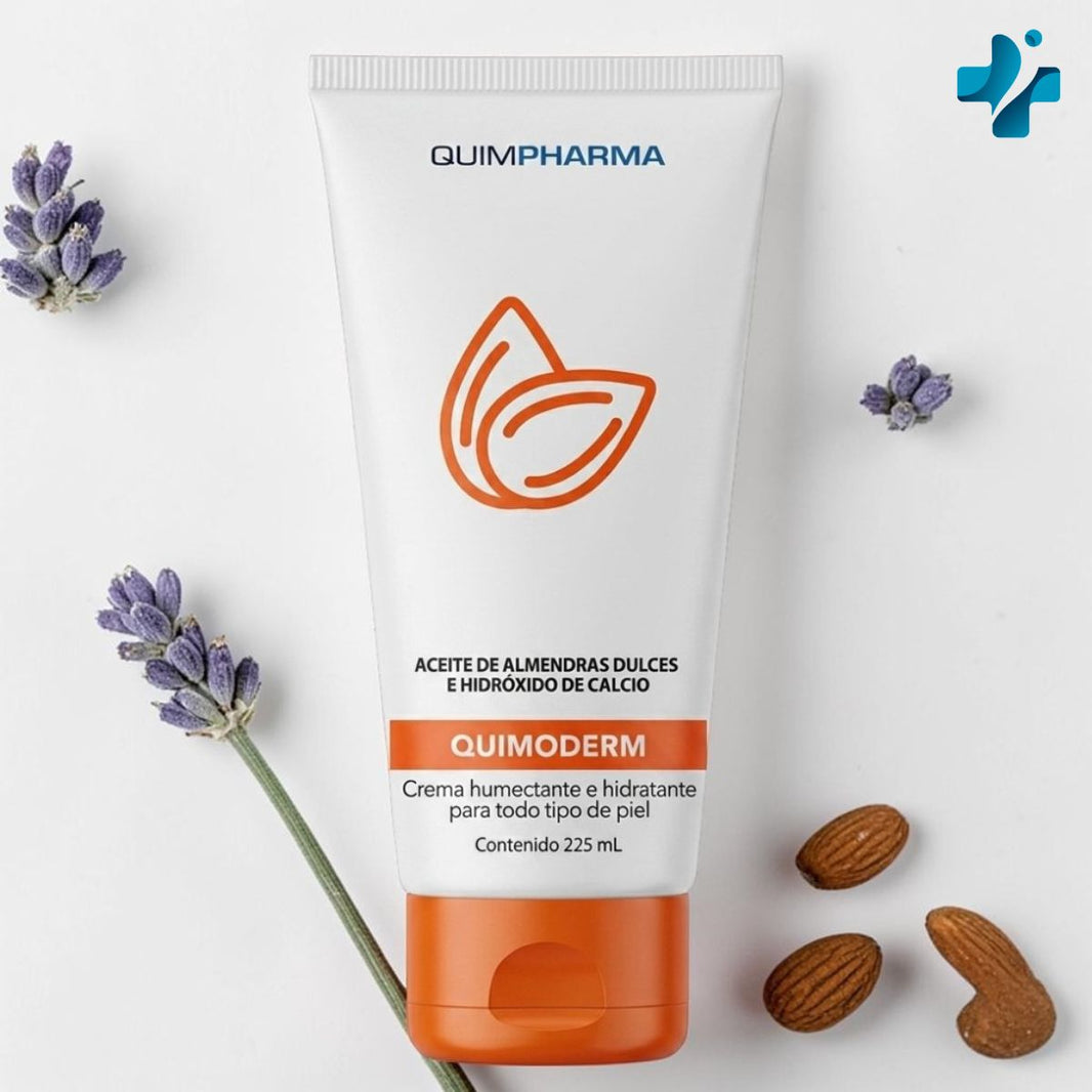 Quimoderm Crema con Aceite de Almendras con Hidróxido de Calcio 225 ml ...