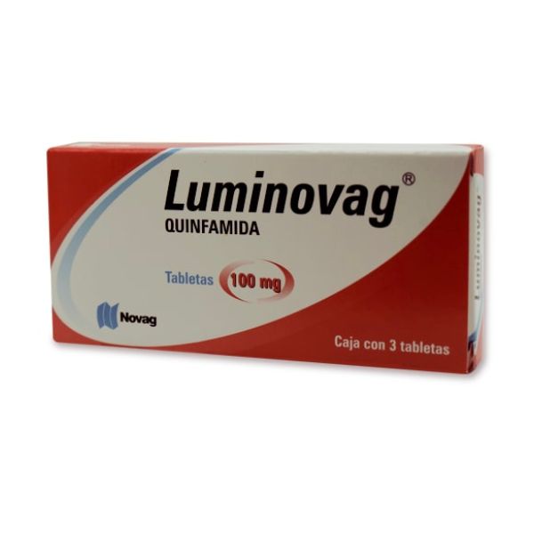 Luminovag (Quinfamida) 100 mg Caja con 3 Tabletas