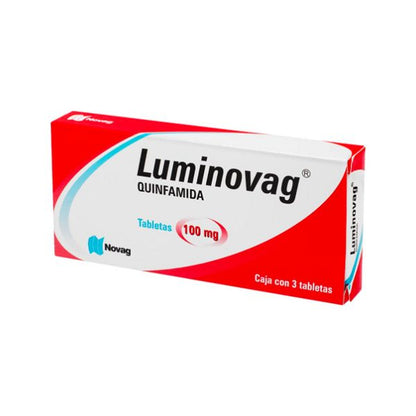 Luminovag (Quinfamida) 100 mg Caja con 3 Tabletas