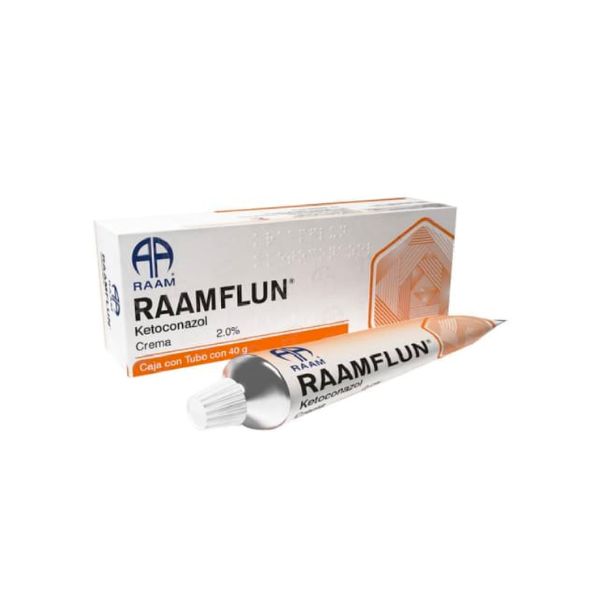 Raamflun (Ketoconazol) Crema 2% Caja con 40 g