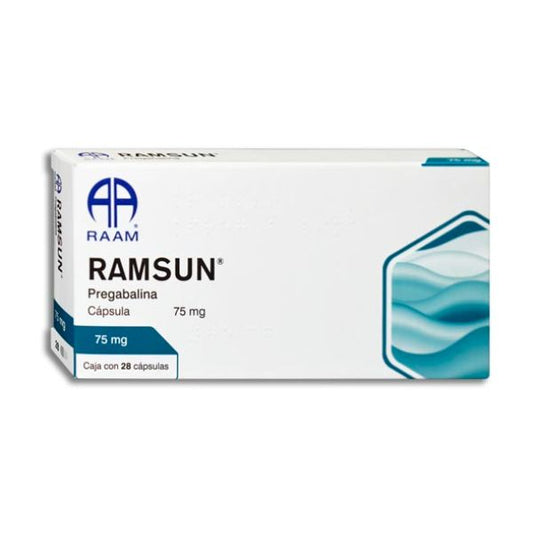 Ramsun (Pregabalina) 75 Mg Caja Con 28 Capsulas