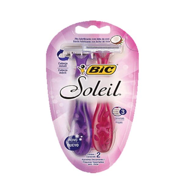 Rastrillo Bic Soleil Paquete 2 Rastrillos Dama