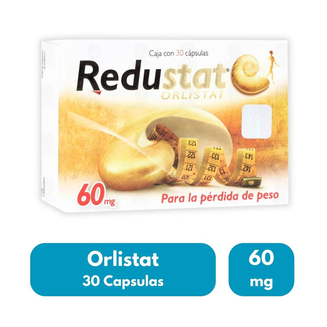 Redustat (Orlistat) 60mg Caja con 30 Cápsulas  | Liomont