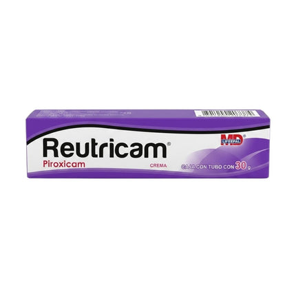 Reutricam (Piroxicam) 500 mg Caja con Tubo con 30 Gramos