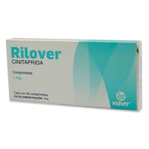 Rilover (Cinitaprida) 1 mg Caja con 25 Tabletas