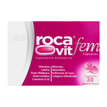 Rocavit FEM (Multivitamínico) Caja con 30 Cápsulas