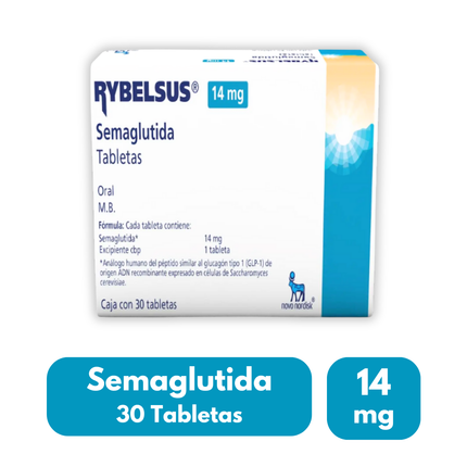 Rybelsus (Semaglutida) 14 mg Caja con 30 tabletas | Novo Nordisk
