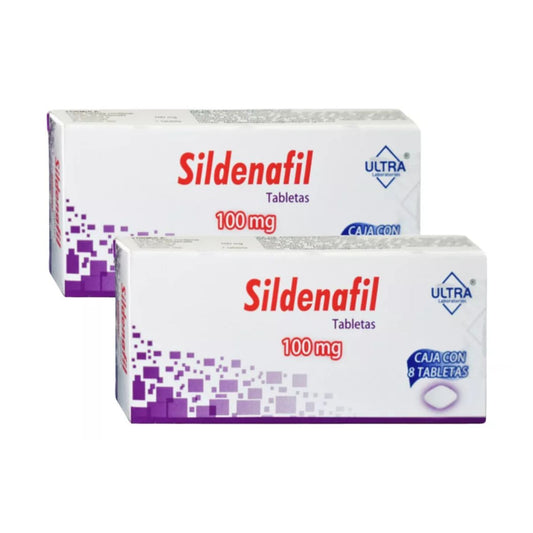 Sildenafil 100 Mg Caja Con 8 Tabletas 2x1 Genérico De Viagra