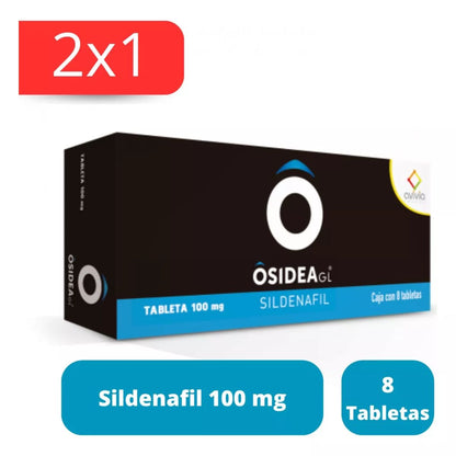 Sildenafil 100 Mg Odisea Gl 8 Tabletas 2x1 Genérico Viagra