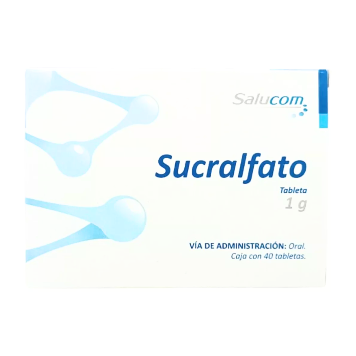 Sucralfato 1 g caja con 40 tabletas