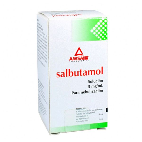 Salbutamol 5mg/ml Frasco 1O ml para Nebulizacion