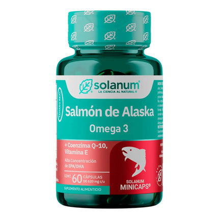 Salmón de Alaska con Omega 3 Frasco con 60 Cápsulas de 620 mg