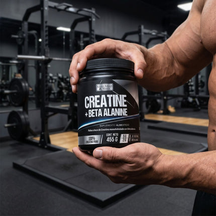 Creatina Pura Beta Alanine En Polvo Frasco con 455 G