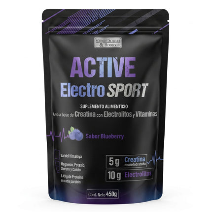 Active Electro Sport Creatina En Polvo con Electrolitos Bolsa con 450 G