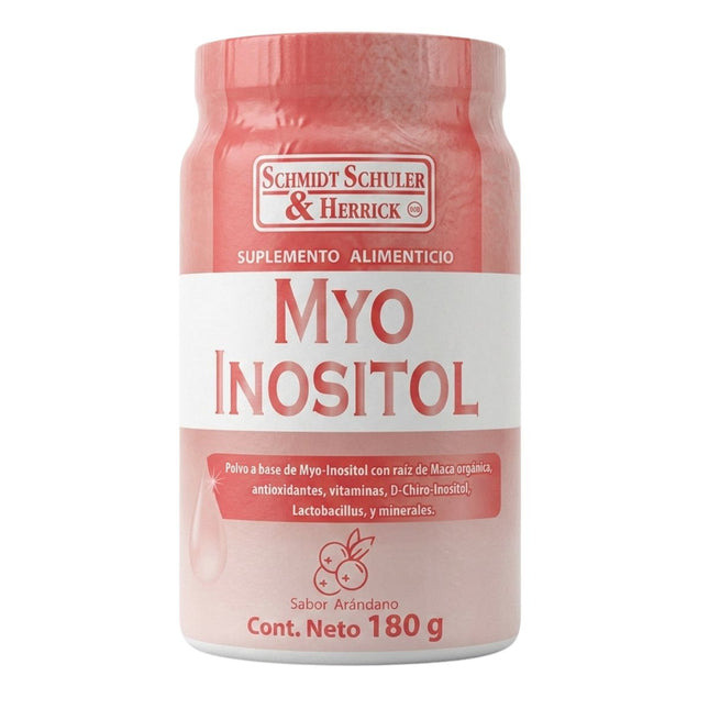 MYO Inositol Polvo Frasco con 180 g Sabor Arandano