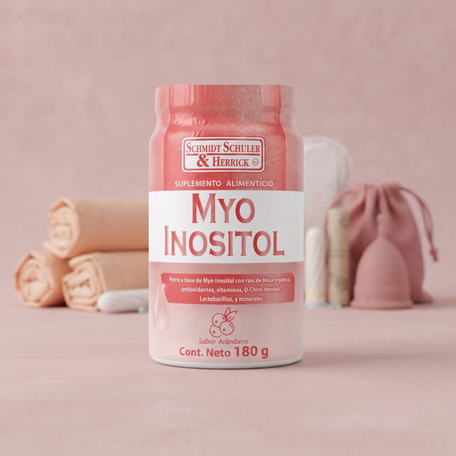 MYO Inositol Polvo Frasco con 180 g Sabor Arandano