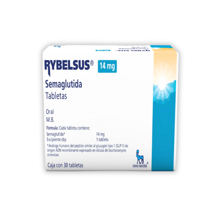 Rybelsus (Semaglutida) 14 mg Caja con 30 tabletas | Novo Nordisk