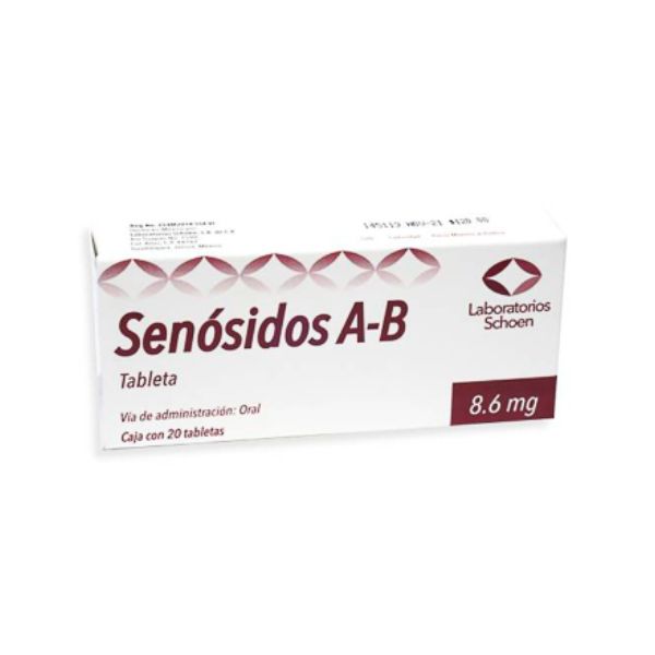 Senosidos A-B 8.6 mg Caja con 20 Tabletas