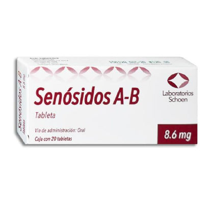 Senosidos A-B 8.6 mg Caja con 20 Tabletas