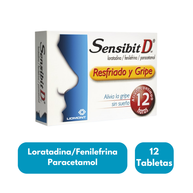 Sensibit D NF Antigripal Oral 12 Tabs | Liomont