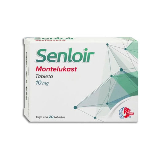 Sensoloir (Montelukast) 10 mg Caja con 20 Tabletas